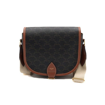 CELINE Trionf Large Polka Canvas Strap Schultertasche und Crossbody Bag 196932BZJ 152315631