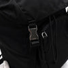 Prada V135 TESSUTO Fabric One Pocket Zipper Flap Unisex Backpack aa55014 152315693 [P]