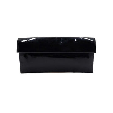 Jil Sander+ Black Patent Leather Women's Clutch Bag aa57968 152315694