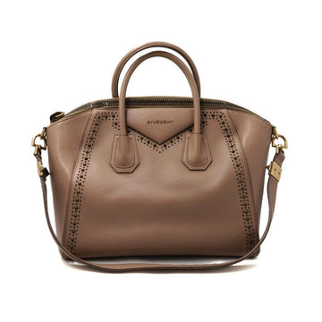 Givenchy Beige Studded Calfskin Antigona M Medium Tote Bag with Gold Hardware AA54697 152315696