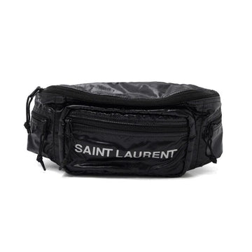 SAINT LAURENT Unisex Gürteltasche aus schwarzem Nylon Crossbody 581375 152315846
