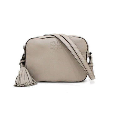 TORY BURCH Graue Leder-Tassel-Kameratasche Schultertasche und Crossbody-Tasche 56496 152315863