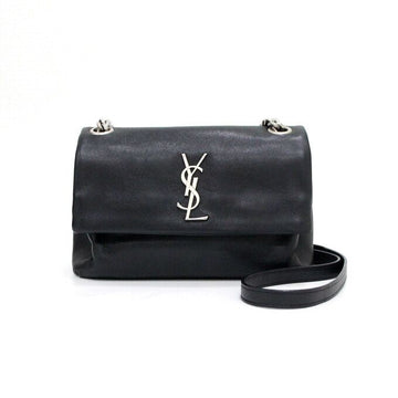 SAINT LAURENT Monogram West Hollywood Schultertasche mit Silberkette und Crossbody-Funktion 477498 152315889