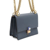 Fendi Blue Leather Small Chain Shoulder Bag AA54457 152315920 [P]