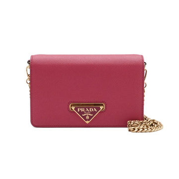 PRADA サフィアーノ トライアングル ロック ミニ ショルダーバッグ 1BH133 152315993