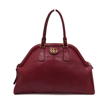 GUCCI レッド レザー トートバッグ 152316030