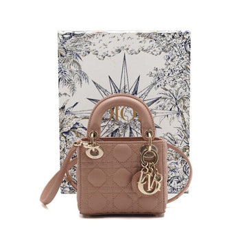 Dior Lady Micro Cannage Tote Bag in Dusty Coral Pink 12345 152316048