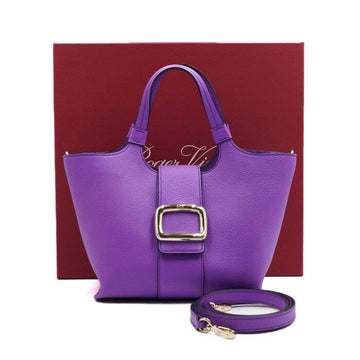 Roger Vivier Grand Vivier Shock Mini Tote Bag and Shoulder Bag Crossbody 0100QV7S018 152316082