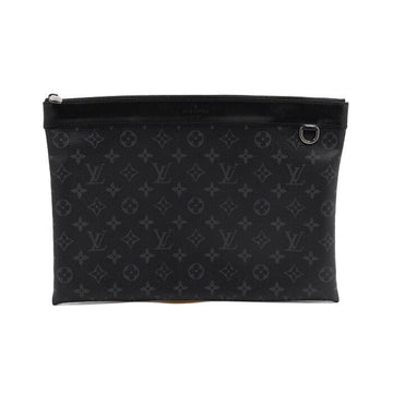 LOUIS VUITTON Monogram Eclipse Clutch Bag 54102 152316088