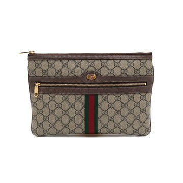 Gucci GG Supreme Ophidia Web Stripe Pouch Clutch Bag 517551 152316132