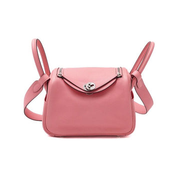 HERMES LINDY 19 Mini Evercolor Rose Azalea Tote- und Schultertasche 2019 152316214