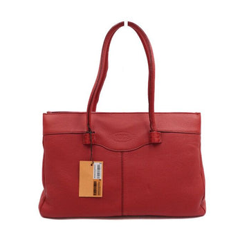 Tods Red Mochaccino Medium Women's Tote Bag and Shoulder Bag 001 152316233