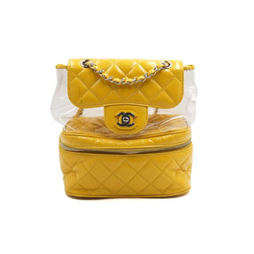 CHANEL PVC Quilted Flap Women's Backpack A57826 152316261