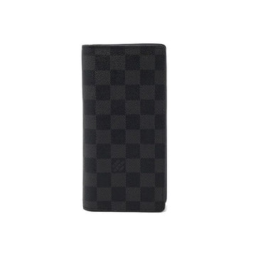 Louis Vuitton Damier Graphite Canvas Brazza Long Wallet Men Wallet aa54823 152316271