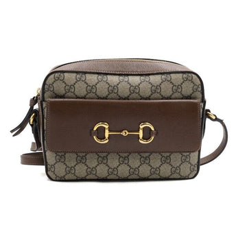 GUCCI 1955 Pferdebit Leder Kleine Klapptasche Schultertasche Umhängetasche AA53407 152316430