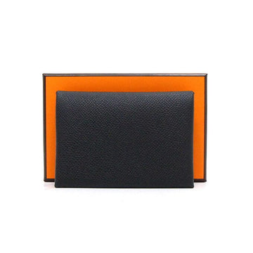 HERMES Kartenetui Duo Kalbi in Schwarz 2025.10 152316513