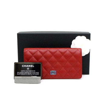 CHANEL Klassische schwarze CC-Tasche aus rotem Kaviar A31509 152316596