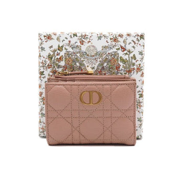 Dior Caro Pink Supple Cannage Women's Wallet 56327 152316598