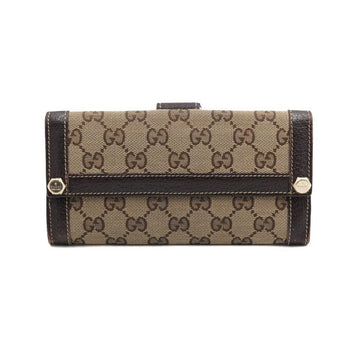 GUCCI GGキャンバス レディース スナップ 長財布 153211 aa53264 152316610