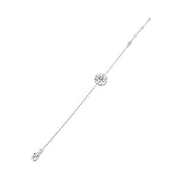DIOR 18K Weißgold 0,04 Karat 1P Diamant ROSE DES VENTS Damen Armband aa55038 152316623