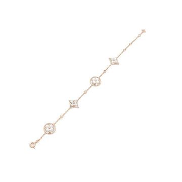 LOUIS VUITTON Blossom BB Multi-Motiv 3P Diamant Weiß Perlmutt Damenarmband aa54610 152316785
