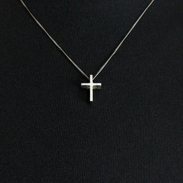 SAINT LAURENT Kreuz-Anhänger aus Metall-Halskette 687540 152316822