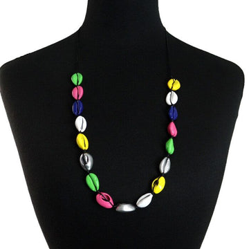 CELINE Mehrfarbiges Muschelkette Damenhalskette aa59660 152316882