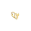 Dior F1742PTCCY Petit CD Crystal Gold Earrings 152316918 [P]