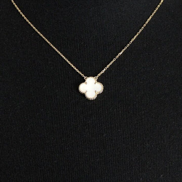 Van Cleef & Arpels 18K Yellow Gold Mother of Pearl Vintage Alhambra Necklace AA54085 152316956