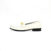 Gucci White Leather Chain Women's Loafers 645445 152316961 [P]