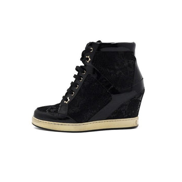 JIMMY CHOO Schwarze High-Top Damen Sneaker aa57257 152316998