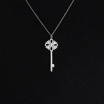 TIFFANY & CO PT950 Platin Diamant Victoria M Größe Schlüsselanhänger Halskette 37080896, 63106313 152317099