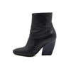 DIOR Schwarze Leder-Ankle Boots mit silbernem CD-Logo 54297 152317111 [P]