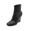DIOR Schwarze Leder-Ankle Boots mit silbernem CD-Logo 54297 152317111 [P]