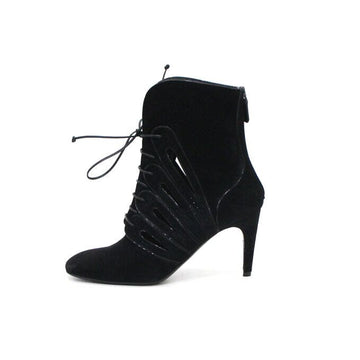 BOTTEGA VENETA Schwarze Wildleder Damen Ankle Boots aa57819 152317168