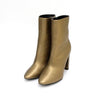 Saint Laurent Gold Leather Women's Ankle Boots aa57821 152317234 [P]