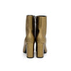 Saint Laurent Gold Leather Women's Ankle Boots aa57821 152317234 [P]