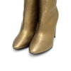 Saint Laurent Gold Leather Women's Ankle Boots aa57821 152317234 [P]