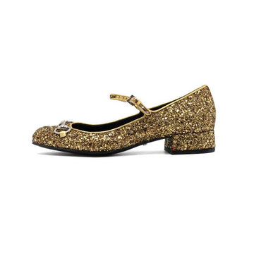 Gucci Gold Glitter Mary Jane Pumps 388335 152317242