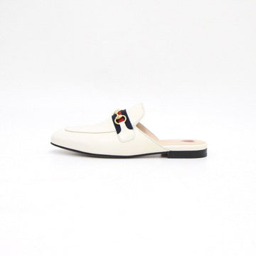 GUCCI プリンスタウン ホースビット レザー 女性 スリッパ ミュール ローファー 629084 152317256