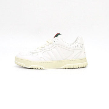 GUCCI 785728 Weiße Leder Re-Web Damen Sneakers AADJ9 9097 152317275