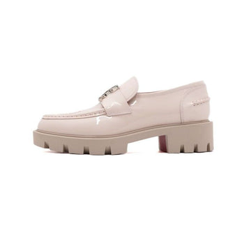 Christian Louboutin CL MOG LUG Pink Patent Leather Women Loafers 60535 152317295