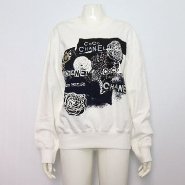 CHANEL Grafisches Logo Damen Crewneck Sweatshirt P63298 152317314