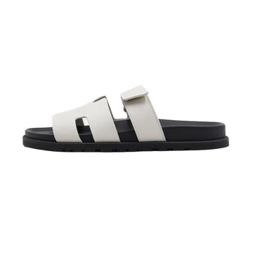 Hermes Men's Chypre Applique Sandals H222857Z Gray 152317352
