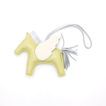Hermes Swift & Jaune Bourgeon Bleu Rodeo MM Pegasus Medallion Bag Charm H083011CAAD 152317382