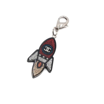 CHANEL 17 Saison Harz Glitzer Raketen Schlüsselanhänger A89421 152317385