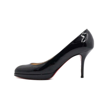 CHRISTIAN LOUBOUTIN ブラック パテント ポンプス レディース シューズ aa53489 152317389