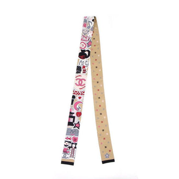 CHANEL 100% Silk Multi-Printing Scarf AAB338 B21799 25 Season 152317426