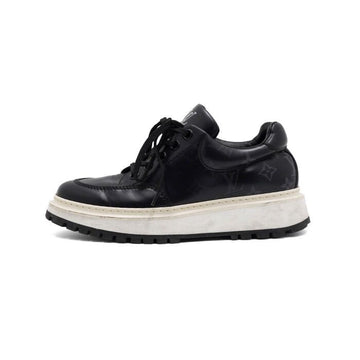 LOUIS VUITTON Monogram schwarze Eclipse Herren Abesse Derby Schuhe aa57640 152317460