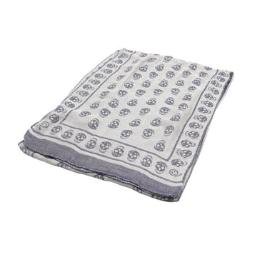 ALEXANDER MCQUEEN セタシルク マルチ スカル スカーフ aa59624 152317563